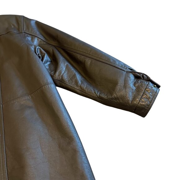 Field Gear Thermalife Plus Genuine Leather Jacket Bomber Classic Fit Size Medium - Picture 10 of 14